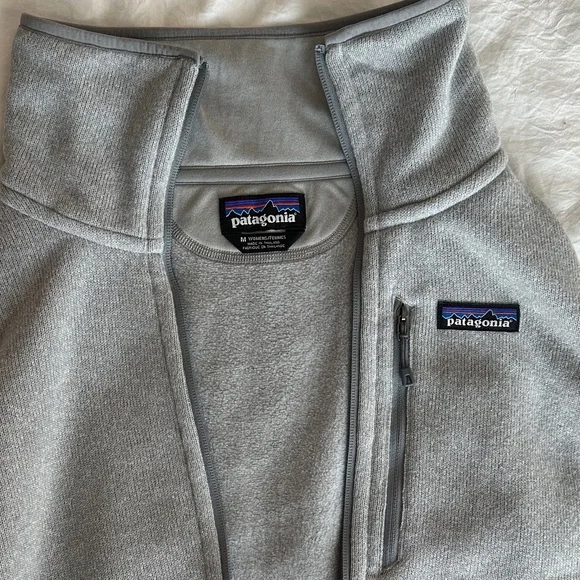 Patagonia Light Gray Zip-Up Vest - Picture 3 of 3